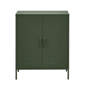 Artiss Metal Buffet Sideboard Cabinet In Sweetheart Green Finish