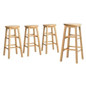 Bar Stools Round Wooden