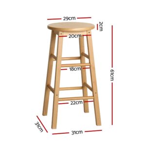 Bar Stools Round Wooden