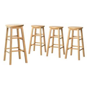 Bar Stools Round Wooden