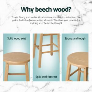 Bar Stools Round Wooden