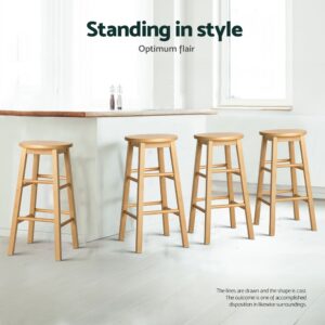 Bar Stools Round Wooden