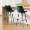 Green Velvet Bar Stools