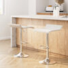 Faux Leather Bar Stools
