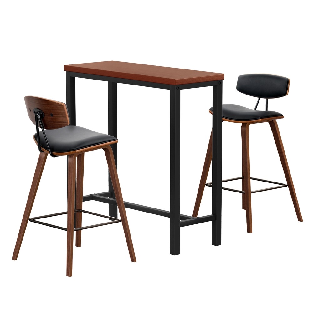 Artiss Bar Table And Stools Set Dining Desk Kitchen Chairs – Auz Sales Online Artiss Bar Table And Stools Set Dining Desk Kitchen Chairs - Image 3