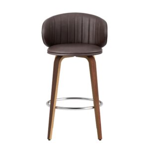 4X Artiss Bar Stools | Contoured Leather &Amp; Wood – Auz Sales Online Bar Stools