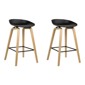 wooden bar stools