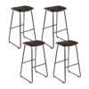 Artiss 4X Bar Stools | Leather Padded Metal – Auz Sales Online Bar Stools