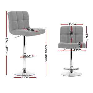 Fabric Bar Stools
