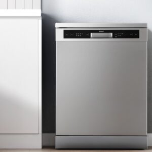 Devanti 60Cm 14 Place Settings Freestanding Dishwasher Silver - Image 7