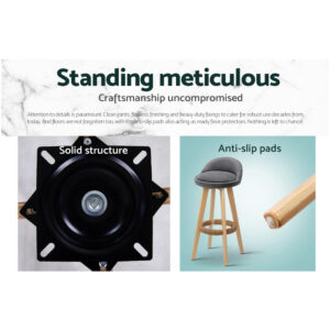 Padded Linen Bar Stools