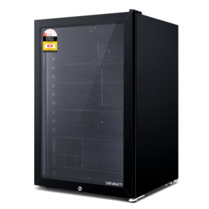 Devanti 115L Bar Fridge Glass Door W/Light Black – Auz Sales Online Devanti 115L Bar Fridge Glass Door W/Light Black - Image 7