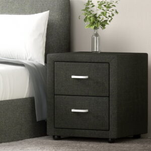 Charcoal Bedside Table