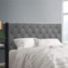 Queen Fabric Bed Headboard