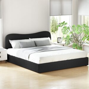 King Size Boucle Bed Frame