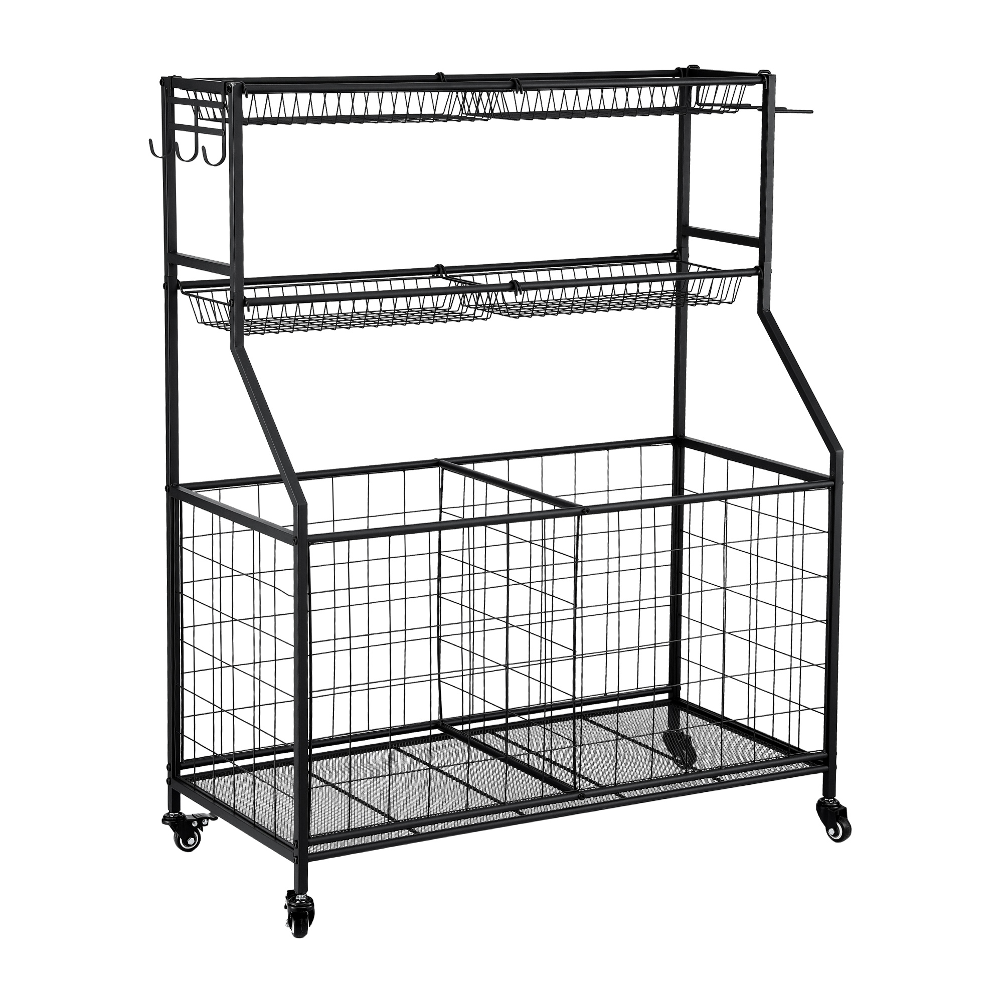 Everfit Sports Equipment Organizer With Wheels – Auz Sales Online Sports Equipment Organizer
