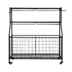 Everfit Sports Equipment Organizer With Wheels – Auz Sales Online Sports Equipment Organizer