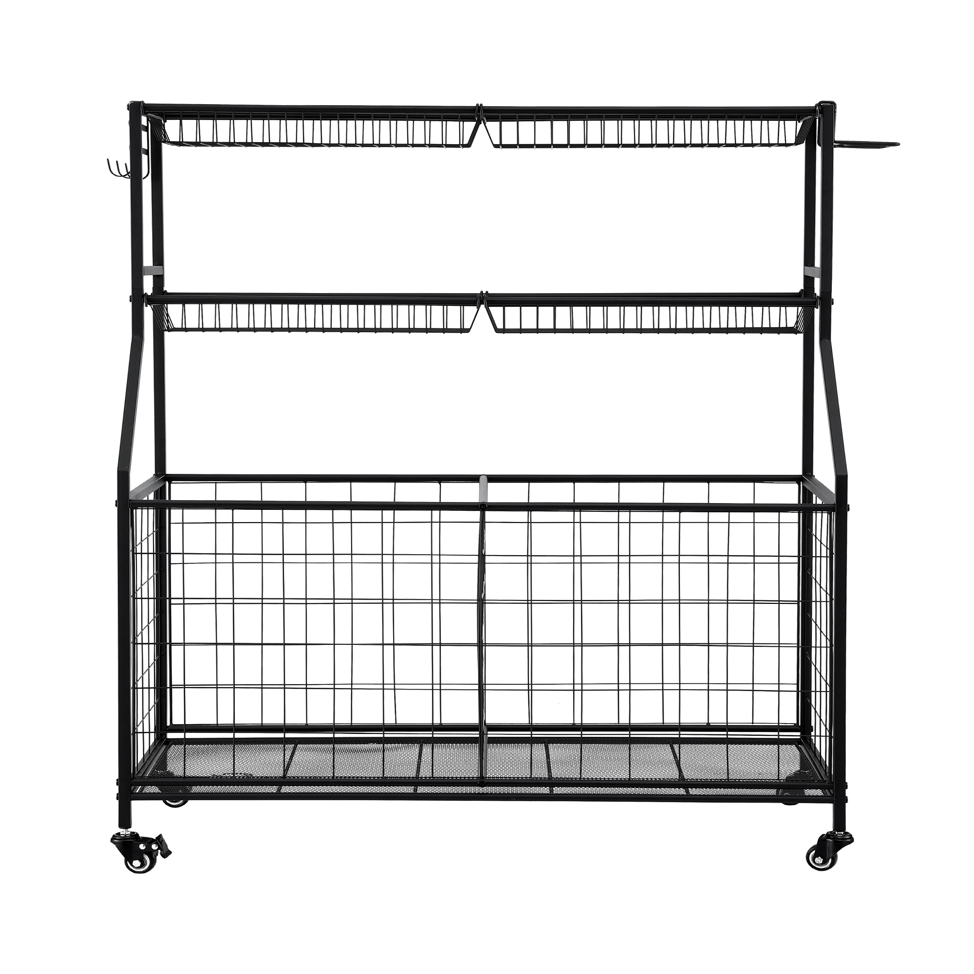 Everfit Sports Equipment Organizer With Wheels – Auz Sales Online Sports Equipment Organizer