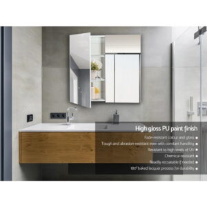 Cefito Bathroom Mirror Cabinet 750X720Mm White – Auz Sales Online Bathroom Mirror Cabinet