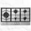 Devanti Gas Cooktop 90Cm 5 Burner Silvir Product Image Auz Sales Online