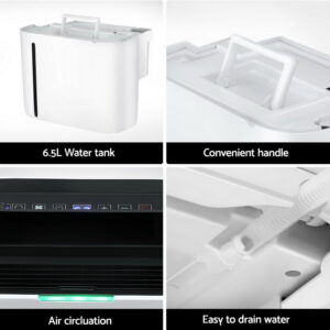 Devanti Dehumidifier 20L Air Purifier White - Image 6