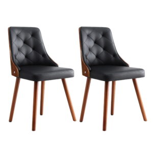 Black PU Dining Chairs