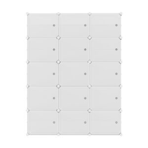 Artiss 15-Piece Stackable Shoe Rack Diy Storage Cube Set – Auz Sales Online Artiss 15-Piece Stackable Shoe Rack Diy Storage Cube Set - Image 5
