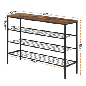 Shoe Rack 4-Tier