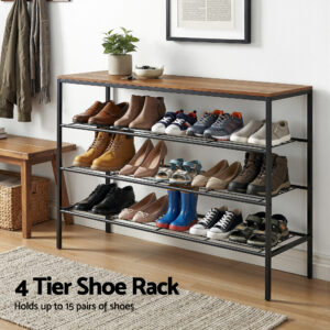 Shoe Rack 4-Tier