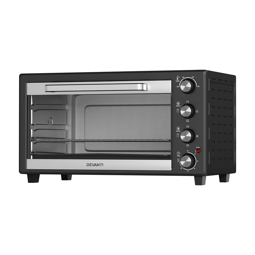 Devanti 45L Convection Oven Electric Fryer Ovens 1800W – Auz Sales Online Devanti 45L Convection Oven Electric Fryer Ovens 1800W