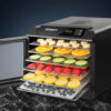 Devanti 6 Trays Food Dehydrator Stainless Steel Tray Product Image Auz Sales Online