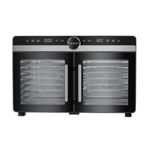 Devanti 16 Trays Food Dehydrator Dual-Zone Stainless Steel - Image 3