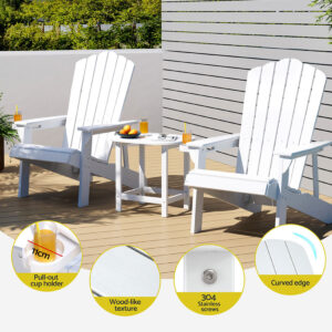 Adirondack Chair Set