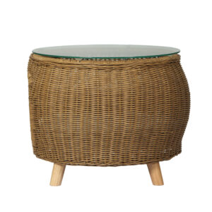 Wicker Pet Bed Coffee Table
