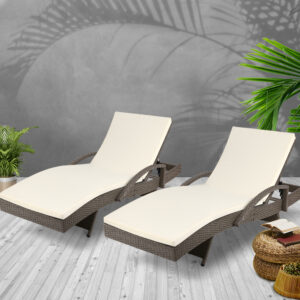 Wicker Sun Lounge