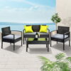 Wicker Outdoor Sofa Set