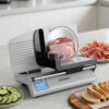 Devanti Meat Slicer Bread Vegetable, 200W Power 0-15Mm Adjustable Easy Clean Stable Stainless Steel Blade Food Slicer For Kitchen Commercial, Silver – Auz Sales Online Devanti Meat Slicer Bread Vegetable, 200W Power 0-15Mm Adjustable Easy Clean Stable Stainless Steel Blade Food Slicer For Kitchen Commercial, Silver Product Image Auz Sales Online