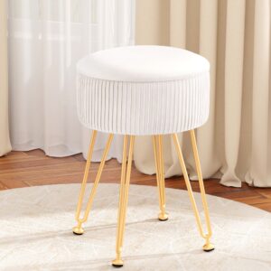 Velvet Ottoman Storage