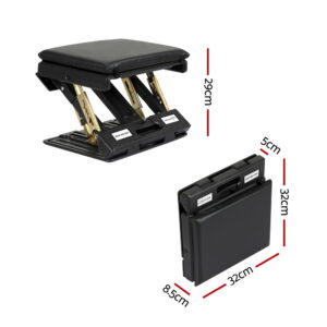 Artiss Foot Rest Stool | Under Desk Footrest Black – Auz Sales Online Foot Rest Stool