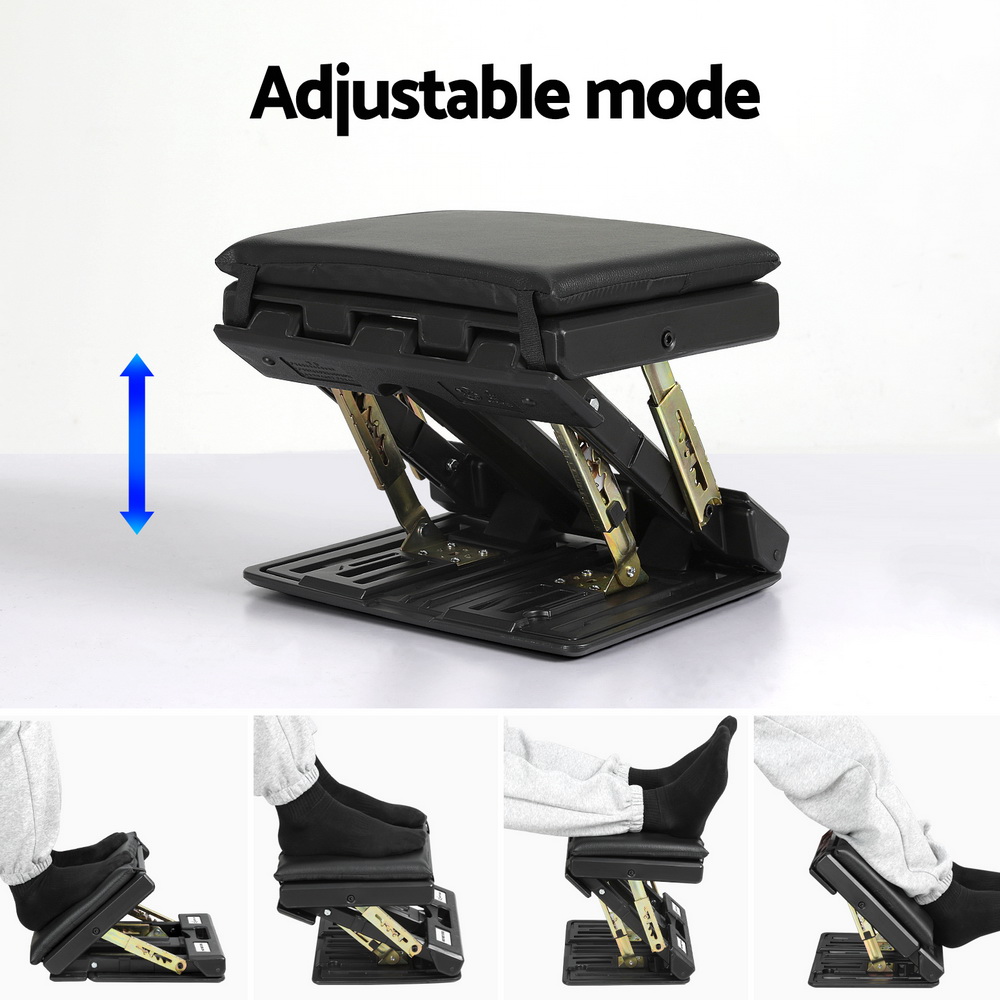 Artiss Foot Rest Stool | Under Desk Footrest Black – Auz Sales Online Foot Rest Stool