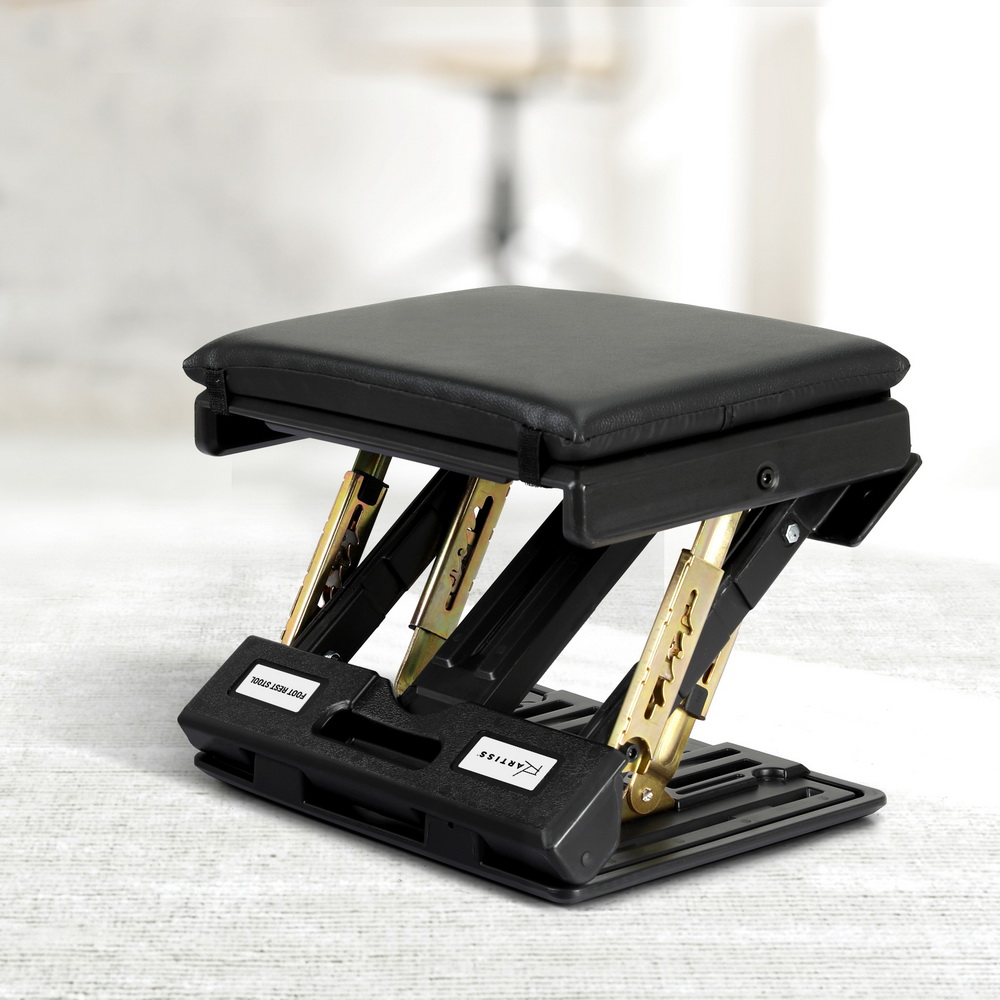 Artiss Foot Rest Stool | Under Desk Footrest Black – Auz Sales Online Foot Rest Stool