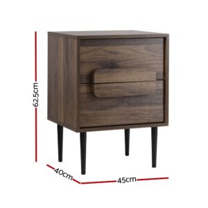 Bedside Table Walnut