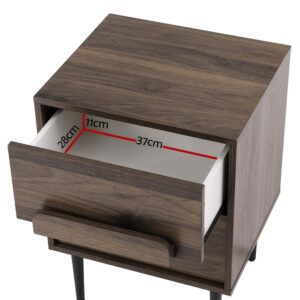 Bedside Table Walnut