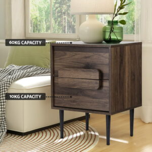 Bedside Table Walnut