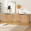 Artiss 180Cm Pine Tv Unit | Entertainment Storage Cabinet – Auz Sales Online Pine Tv Unit