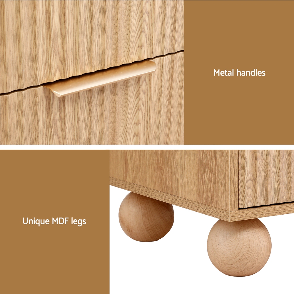Artiss Rattan Bedside Table With 2 Drawers – Auz Sales Online Rattan Bedside Table