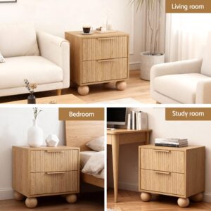 Artiss Rattan Bedside Table With 2 Drawers – Auz Sales Online Rattan Bedside Table