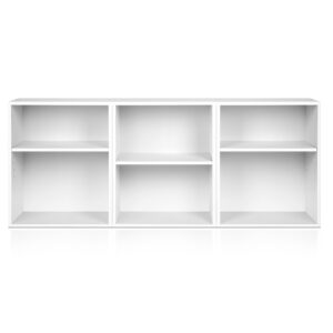 White Bookshelf Set