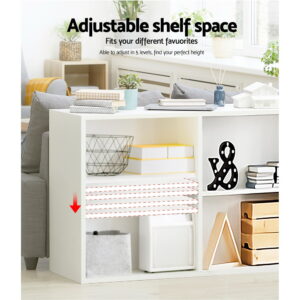 White Bookshelf Set