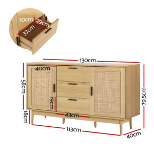 Rattan Buffet Sideboard